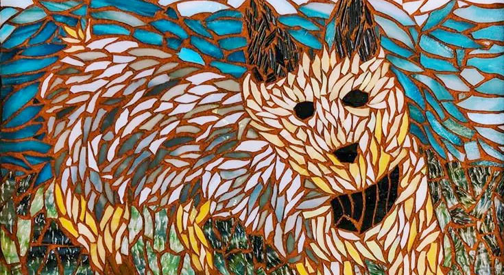 dog mosaic